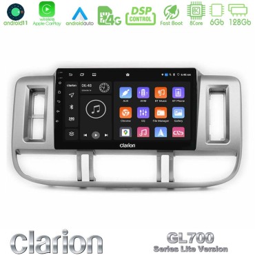 Clarion GL700 Lite Series 8Core Android11 6+128GB Nissan X-Trail (T30) 2000-2003 Navigation Multimedia Tablet 9" Με Carplay &amp; Android Auto