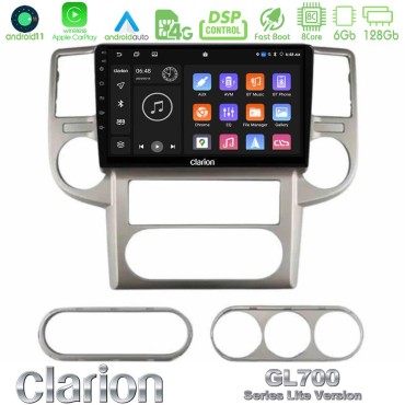 Clarion GL700 Lite Series 8Core Android11 6+128GB Nissan X-Trail 2003-2007 Navigation Multimedia Tablet 10" Με Carplay &amp; Android Auto