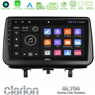 Clarion GL700 Lite Series Opel Meriva B 2010-2017 8Core Android11 6+128GB Navigation Multimedia Tablet 9" Με Carplay &amp; Android Auto