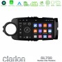 Clarion GL700 Lite Series 8Core Android11 6+128GB Toyota Yaris Navigation Multimedia Tablet 9" (Μαύρο Χρώμα) Με Carplay & Android Auto