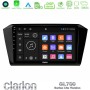Clarion GL700 Lite Series 8Core Android11 6+128GB VW Passat Navigation Multimedia Tablet 10" Με Carplay & Android Auto