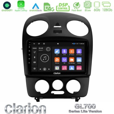 Clarion GL700 Lite Series 8Core Android11 6+128GB VW Beetle Navigation Multimedia Tablet 9" Με Carplay &amp; Android Auto