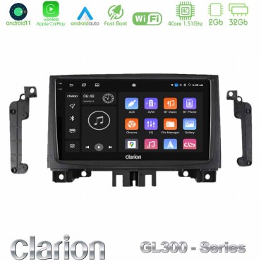 Clarion GL300 Series Mercedes Sprinter/VW Crafter 2006-2018 4Core Android11 2+32GB Navigation Multimedia Tablet 9" Με Carplay &amp; Android Auto