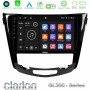 Clarion GL300 Series 4Core Android11 2+32GB Nissan Qashqai J11 (AUTO A/C) Navigation Multimedia Tablet 10" Με Carplay & Android Auto