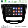 Clarion GL300 Series 4Core Android11 2+32GB Nissan Qashqai J11 (Manual A/C) Navigation Multimedia Tablet 10" Με Carplay & Android Auto