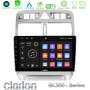 Clarion GL300 Series 4Core Android11 2+32GB Peugeot 307 2002-2008 Navigation Multimedia Tablet 9" Με Carplay & Android Auto