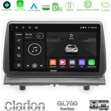 Clarion GL700 Series Dodge Nitro 2007-2011 8Core Android13 4+64GB Navigation Multimedia Tablet 9" Με Carplay &amp; Android Auto Με Carplay &amp; Android Auto