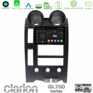 Clarion GL700 Series Hummer H2 2002-2007 8Core Android13 4+64GB Navigation Multimedia Tablet 9" Με Carplay &amp; Android Auto