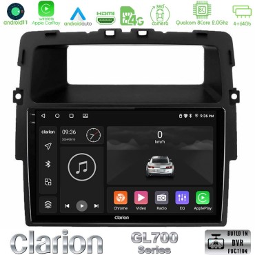 Clarion GL700 Series 8Core Android13 4+64GB Renault/Nissan/Opel Navigation Multimedia Tablet 10" Με Carplay &amp; Android Auto