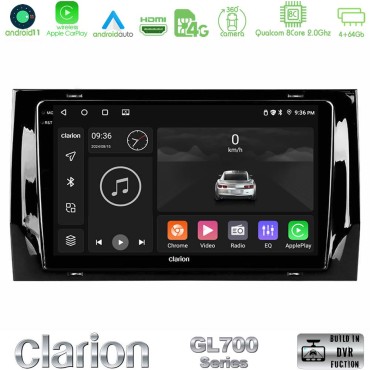 Clarion GL700 Series 8Core Android13 4+64GB Skoda Kodiaq/Karoq 2017-&gt; Navigation Multimedia Tablet 10" Με Carplay &amp; Android Auto