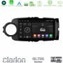 Clarion GL700 Series 8Core Android13 4+64GB Toyota Yaris Navigation Multimedia Tablet 9" (Μαύρο Χρώμα) Με Carplay & Android Auto