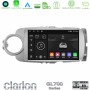 Clarion GL700 Series 8Core Android13 4+64GB Toyota Yaris Navigation Multimedia Tablet 9" Με Carplay & Android Auto