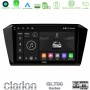 Clarion GL700 Series 8Core Android13 4+64GB VW Passat Navigation Multimedia Tablet 10" Με Carplay & Android Auto