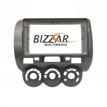 Πρόσοψη &amp; Καλωδίωση Για Honda Jazz 2002-2008 Manual A/C Για Tablet 9"