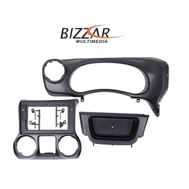 Πρόσοψη, Καλωδίωση &amp; CANbus Box Για Jeep Wrangler 2014-2017 Για Tablet 10"