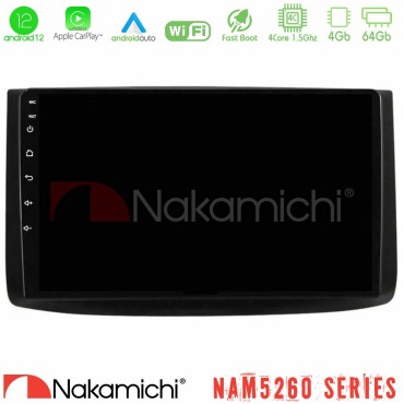 Nakamichi NAM5260 Series 4Core Android12 4+64GB Chevrolet Aveo 2006-2010 Navigation Multimedia Tablet 9" Με Carplay & Android Auto Nakamichi NAM5260 Series 4Core Android12 4+64GB Chevrolet Aveo 2006-2010 Navigation Multimedia Tablet 9" Με Carplay & Android Auto