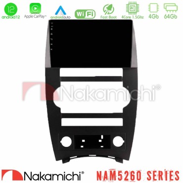 Nakamichi NAM5260 Series 4Core Android12 4+64GB Jeep Commander 2007-2008 Navigation Multimedia Tablet 9" Με Carplay &amp; Android Auto