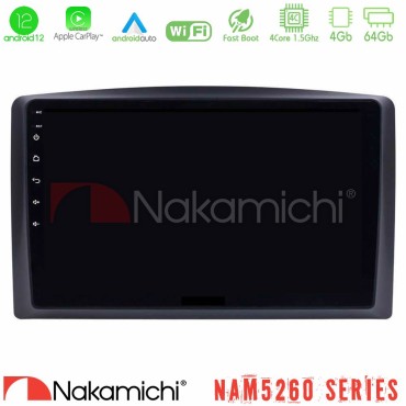 Nakamichi NAM5260 Series 4Core Android12 4+64GB Mercedes Vito 2015-2021 Navigation Multimedia Tablet 10" Με Carplay & Android Auto Nakamichi NAM5260 Series 4Core Android12 4+64GB Mercedes Vito 2015-2021 Navigation Multimedia Tablet 10" Με Carplay & Android Auto