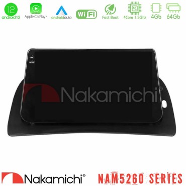 Nakamichi NAM5260 Series 4Core Android12 4+64GB Renault Kangoo 2013-2018 Navigation Multimedia Tablet 9" Με Carplay &amp; Android Auto