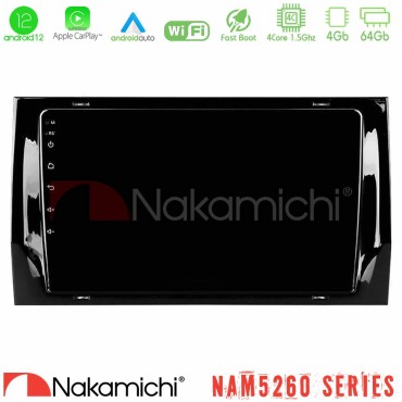 Nakamichi NAM5260 Series 4Core Android12 4+64GB Skoda Kodiaq/Karoq 2017-&gt; Navigation Multimedia Tablet 10" Με Carplay & Android Auto