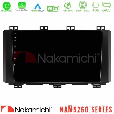 Nakamichi NAM5260 Series 4Core Android12 4+64GB Seat Ateca 2017-2021 Navigation Multimedia Tablet 9" Με Carplay & Android Auto
