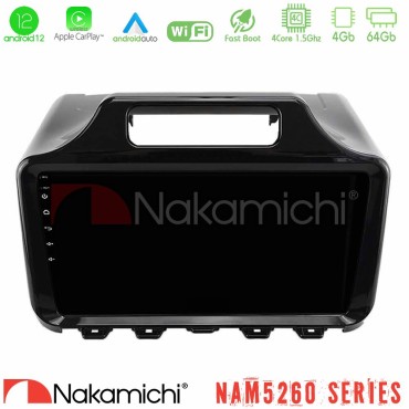 Nakamichi NAM5260 Series Toyota iQ 2008 – 2015 4Core Android12 4+64GB Navigation Multimedia Tablet 9" Με Carplay &amp; Android Auto