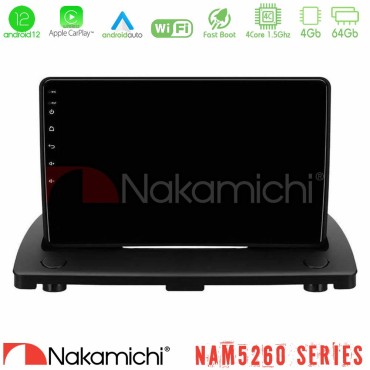 Nakamichi NAM5260 Series 4Core Android12 4+64GB Volvo XC90 2006-2014 Navigation Multimedia Tablet 9" Με Carplay &amp; Android Auto
