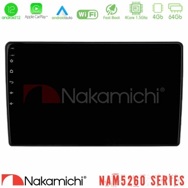Nakamichi NAM5260 Series 4Core Android12 4+64GB Suzuki Grand Vitara 2003-2005 Navigation Multimedia Tablet 9" Με Carplay &amp; Android Auto