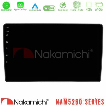 Nakamichi NAM5260 Series 4Core Android12 4+64GB VW Passat Navigation Multimedia Tablet 9" Με Carplay & Android Auto Nakamichi NAM5260 Series 4Core Android12 4+64GB VW Passat Navigation Multimedia Tablet 9" Με Carplay & Android Auto