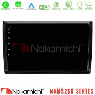 Nakamichi NAM5260 Series 4Core Android12 4+64GB VW Beetle Navigation Multimedia Tablet 9" Με Carplay &amp; Android Auto