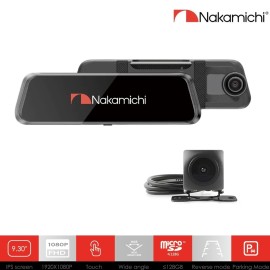 Nakamichi Καταγραφικό Καθρέπτη Υψηλής Ανάλυσης 9,3" ND410W 1080FHD Με Κάμερα Οπισθοπορείας