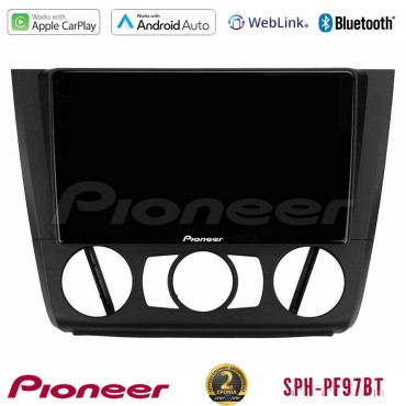 Pioneer SPH-PF97BT Series    BMW 1Series E81/E82/E87/E88 (MANUAL A/C) Multimedia Station 9" (Tablet Style) Με Carplay &amp; Android Auto