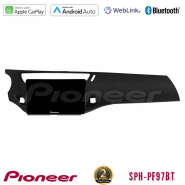 Pioneer SPH-PF97BT Series Citroen C3 2009-2016 Multimedia Station 9" (Tablet Style) Με Carplay &amp; Android Auto (Μαύρο γυαλιστερό)