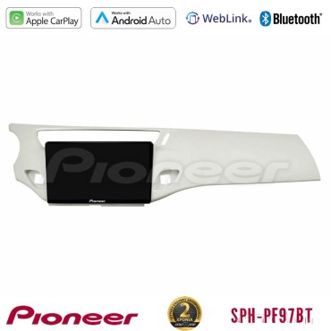 Pioneer SPH-PF97BT Series Citroen C3 2009-2016 Multimedia Station 9" (Tablet Style) Με Carplay &amp; Android Auto (Άσπρο)