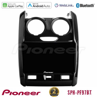 Pioneer SPH-PF97BT Series    Dacia Duster 2014-2018 Multimedia Station 9" (Tablet Style) Με Carplay &amp; Android Auto