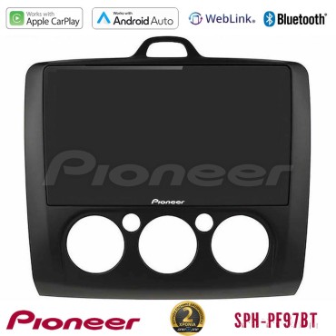 Pioneer SPH-PF97BT Series    Ford Focus Manual AC Multimedia Station 9" (Tablet Style) (Μαύρο Χρώμα) Με Carplay &amp; Android Auto