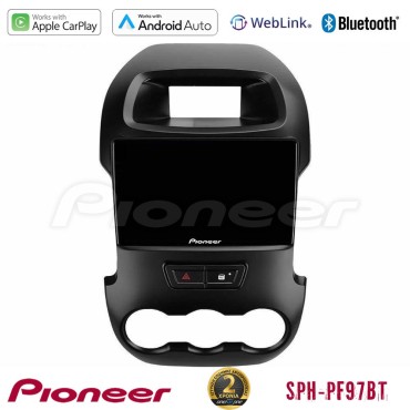 Pioneer SPH-PF97BT Series    Ford Ranger 2012-2016 Multimedia Station 9" (Tablet Style) Με Carplay &amp; Android Auto