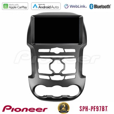 Pioneer SPH-PF97BT Series    Ford Ranger 2012-2016 Multimedia Station 9" (Tablet Style) Με Carplay &amp; Android Auto