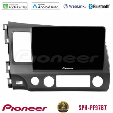 Pioneer SPH-PF97BT Series    Honda Civic 2006-2011 Multimedia Station 9" (Tablet Style) Με Carplay &amp; Android Auto