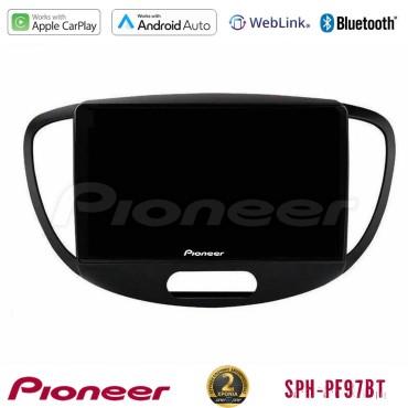 Pioneer SPH-PF97BT Series    Hyundai i10 2008-2014 Multimedia Station 9" (Tablet Style) Με Carplay &amp; Android Auto