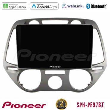 Pioneer SPH-PF97BT Series    Hyundai i20 2009-2012 Manual A/C Multimedia Station 9" (Tablet Style) Με Carplay &amp; Android Auto