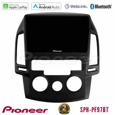 Pioneer SPH-PF97BT Series    Hyundai i30 2007-2012 Manual A/C Multimedia Station 9" (Tablet Style) Με Carplay & Android Auto Pioneer SPH-PF97BT Series    Hyundai i30 2007-2012 Manual A/C Multimedia Station 9" (Tablet Style) Με Carplay & Android Auto