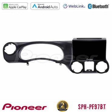 Pioneer SPH-PF97BT Series    Jeep Wrangler 2011-2014 Multimedia Station 9" (Tablet Style) Με Carplay &amp; Android Auto