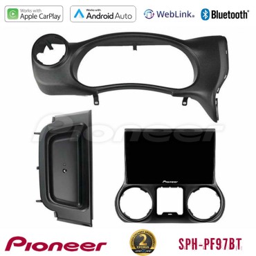 Pioneer SPH-PF97BT Series    Jeep Wrangler 2014-2017 Multimedia Station 9" (Tablet Style) Με Carplay &amp; Android Auto