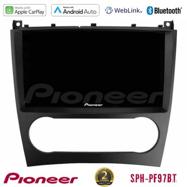 Pioneer SPH-PF97BT Series    Mercedes W203 Facelift Multimedia Station 9" (Tablet Style) Με Carplay &amp; Android Auto