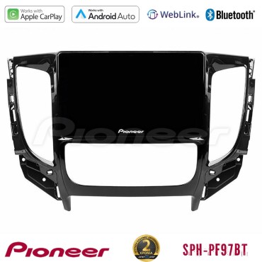 Pioneer SPH-PF97BT Series    Mitsubishi L200 2016-&gt; &amp; Fiat Fullback (Auto A/C) Multimedia Station 9" (Tablet Style) Με Carplay &amp; Android Auto