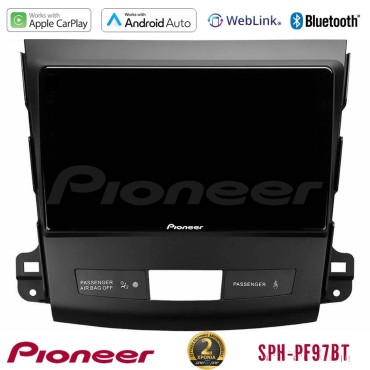 Pioneer SPH-PF97BT Series    Mitsubishi Outlander/Citroen C-Crosser/Peugeot 4007 Multimedia Station 9" (Tablet Style) Με Carplay &amp; Android Auto