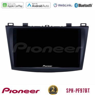Pioneer SPH-PF97BT Series    Mazda 3 2009-2014 Multimedia Station 9" (Tablet Style) ฮฮต Carplay & Android Auto Pioneer SPH-PF97BT Series    Mazda 3 2009-2014 Multimedia Station 9" (Tablet Style) ฮฮต Carplay & Android Auto