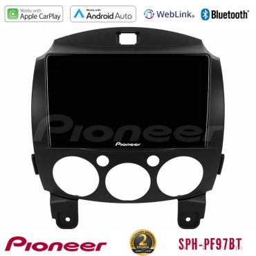 Pioneer SPH-PF97BT Series    Mazda 2 2008-2014 Multimedia Station 9" (Tablet Style) Με Carplay &amp; Android Auto