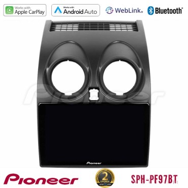 Pioneer SPH-PF97BT Series    Nissan Qashqai J10 Multimedia Station 9" (Tablet Style) Με Carplay &amp; Android Auto
